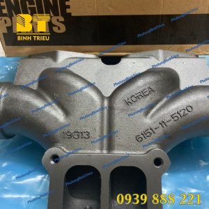 Cổ xả Komatsu 6D125